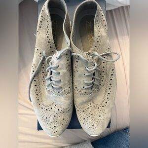 Cole Haan Ironstone Suede Zerogrand Wing Ox